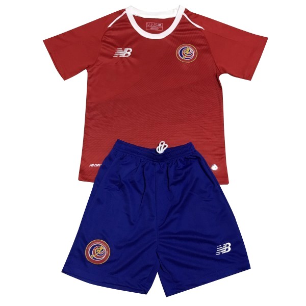 Maillot Football Costa Rica Domicile Enfant 2018 Rouge